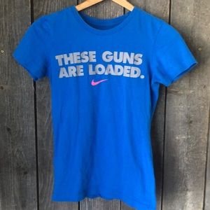 Royal blue Nike slim fit short sleeve tee small